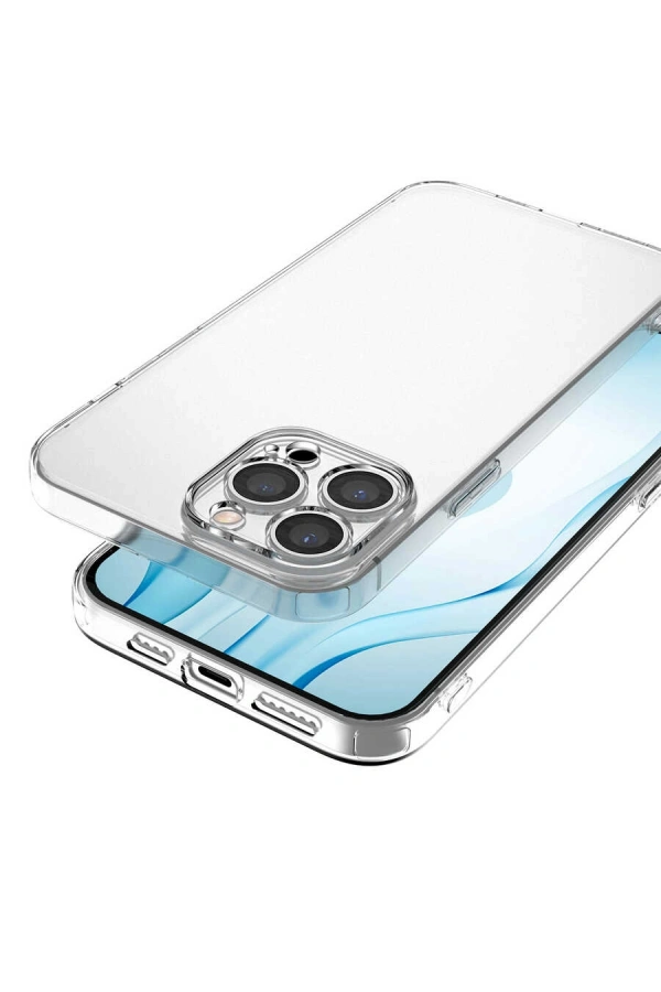Apple iPhone 13 Pro Max Kılıf Zore Kamera Korumalı Süper Silikon Kapak