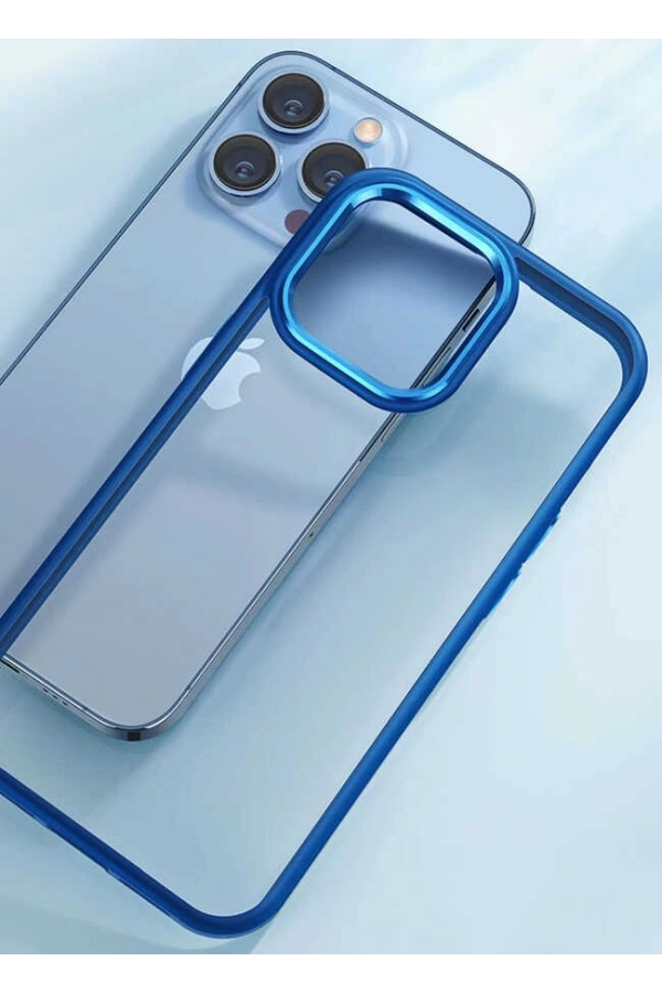 Apple iPhone 13 Pro Max Kılıf Zore Krom Kapak