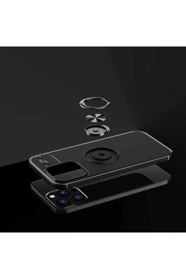 Apple iPhone 13 Pro Max Kılıf Zore Ravel Silikon Kapak