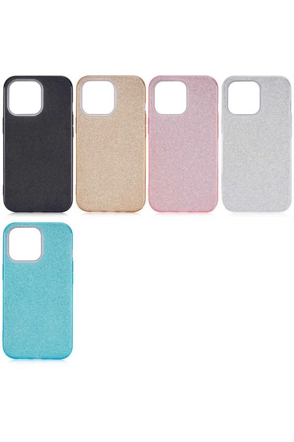 Apple iPhone 13 Pro Max Kılıf Zore Shining Silikon