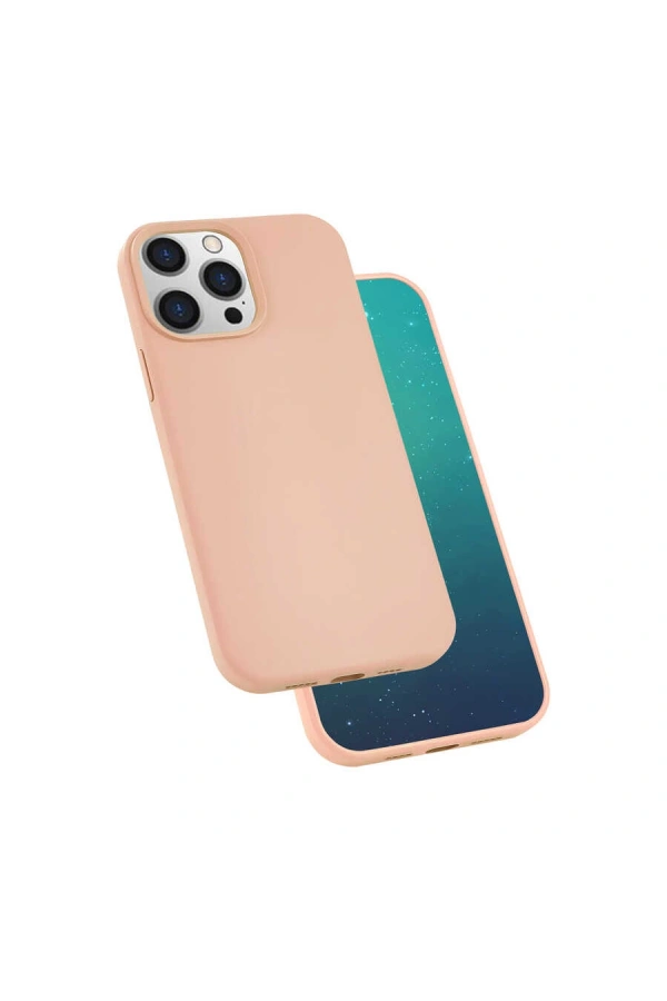 Apple iPhone 13 Pro Max Kılıf Zore Silk Silikon