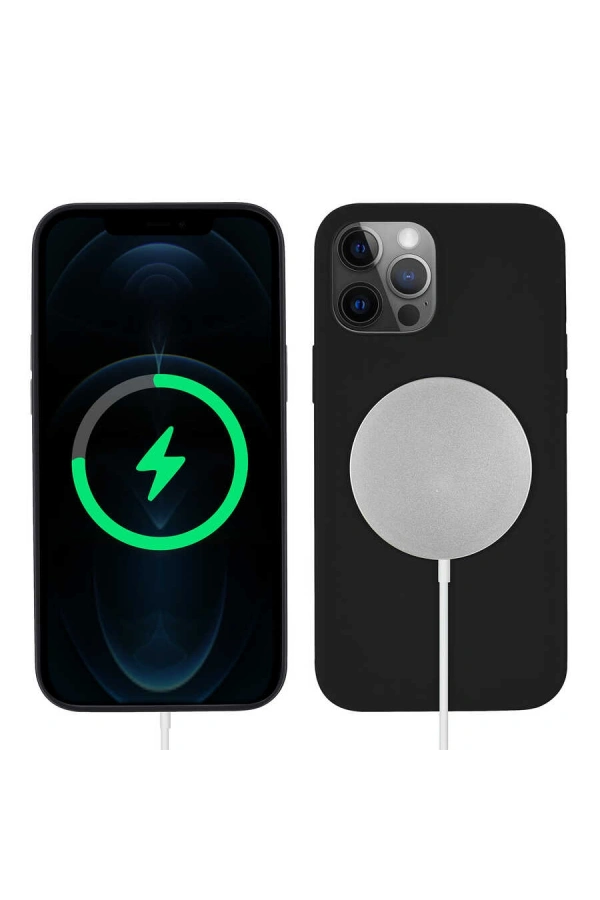 Apple iPhone 13 Pro Max Kılıf Zore Silksafe Wireless Kapak