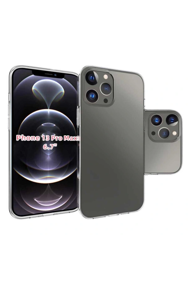Apple iPhone 13 Pro Max Kılıf Zore Süper Silikon Kapak