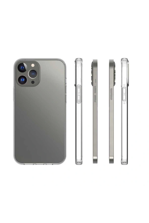 Apple iPhone 13 Pro Max Kılıf Zore Süper Silikon Kapak