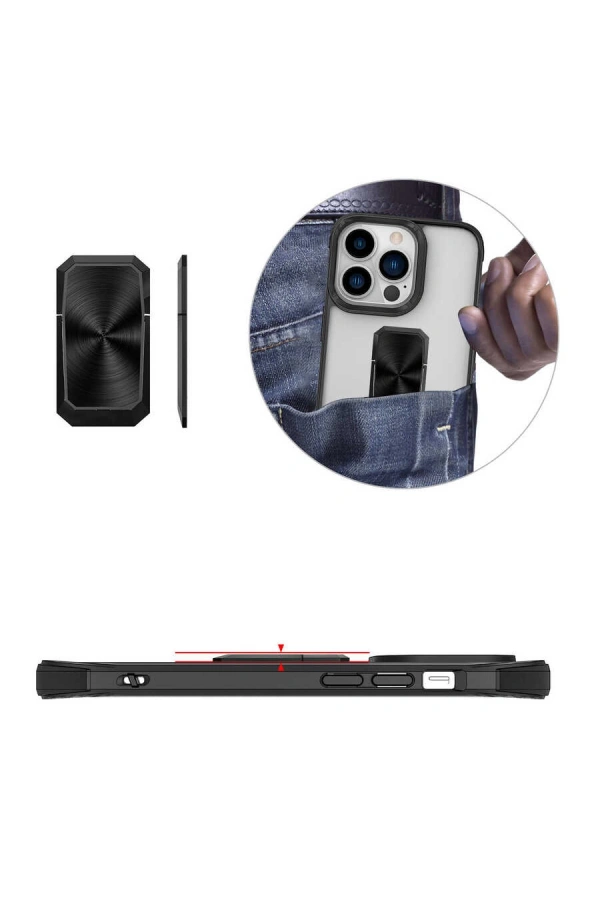 Apple iPhone 13 Pro Max Kılıf Zore V-Bax Kapak