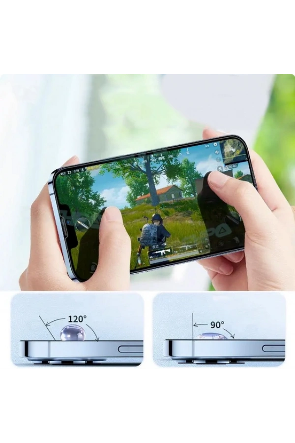 Apple iPhone 13 Pro Max ​​​​​​​​​​​​​​​​​​​​​​​​Zore Darbeye Dayanıklı Anti Statik Temperli Cam Ekran Koruyucu