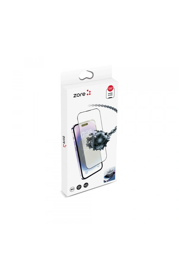 Apple iPhone 13 Pro Max Zore Hizalama Aparatlı Hadid Glass Cam Ekran Koruyucu