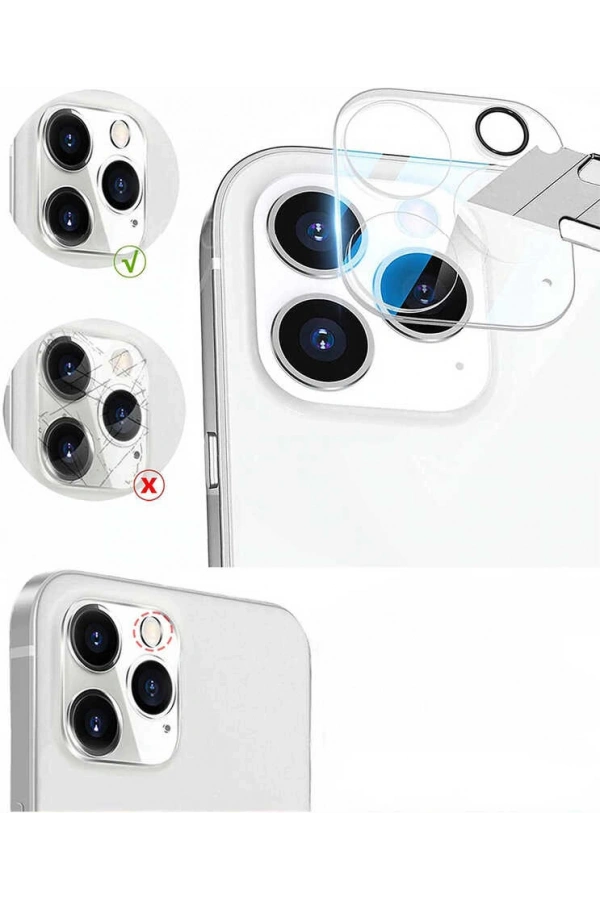 Apple iPhone 13 Pro Max Zore Kamera Lens Koruyucu Cam Filmi