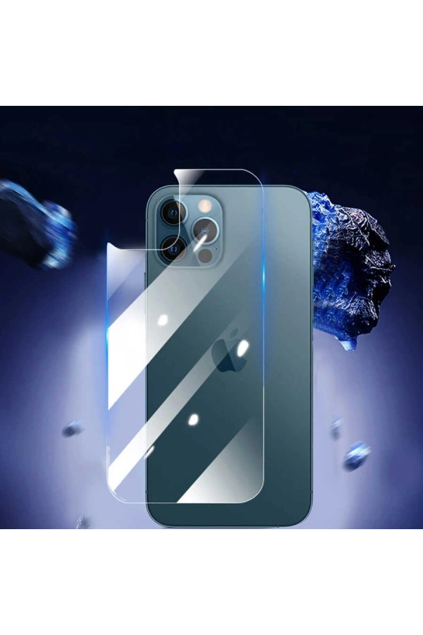 Apple iPhone 13 Pro Zore Back Maxi Glass Temperli Cam Arka Koruyucu