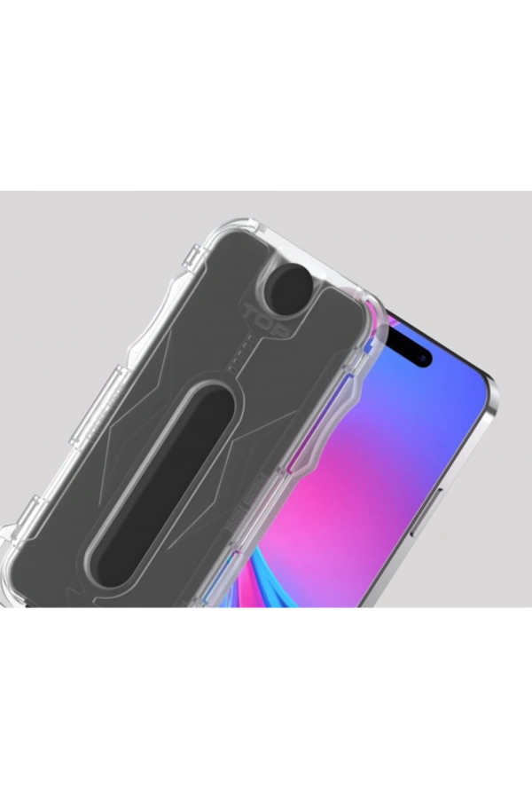 Apple iPhone 13 Pro Zore Kolay Uygulama Aparatlı 5D Magic Privacy Glass Hayalet Cam Ekran