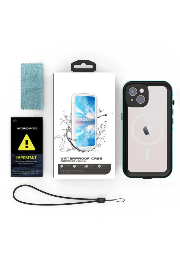 Apple iPhone 14 Kılıf 1-1 Su Geçirmez Kılıf