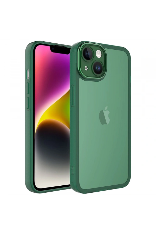 Apple iPhone 14 Kılıf Kamera Korumalı Transparan Zore Post Kapak