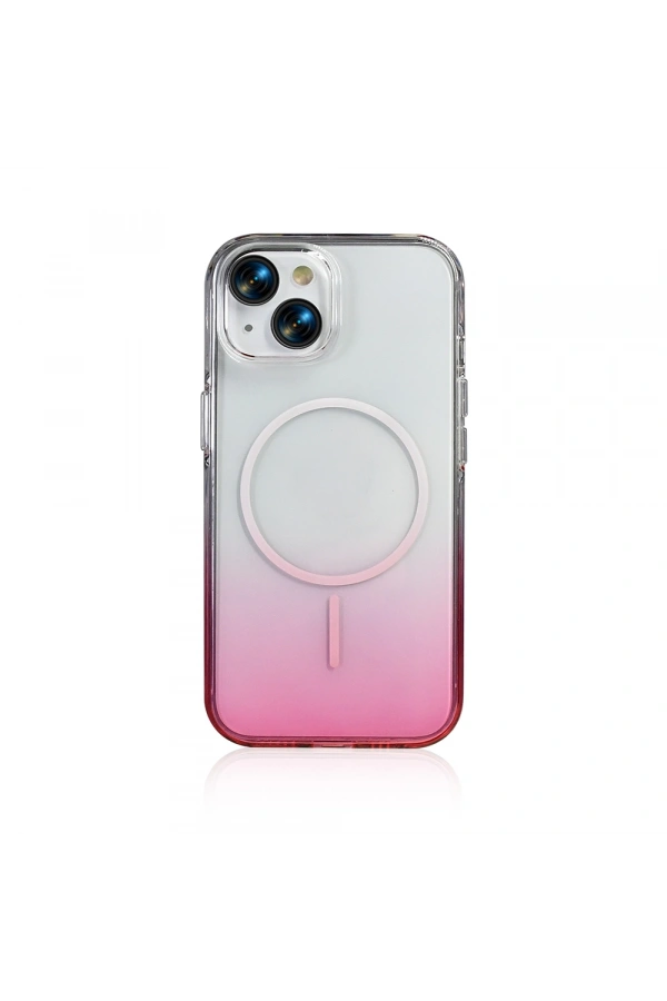 Apple iPhone 14 Kılıf M-Safe Şarj Özellikli Zore Septik Silikon Kapak