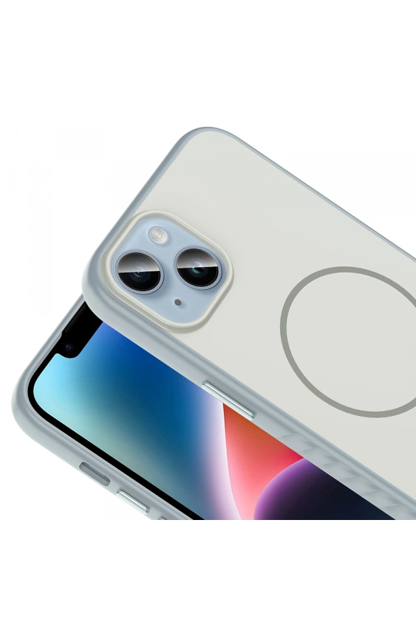 Apple iPhone 14 Kılıf M-safe Şarj Özellikli Zore Tea Kapak