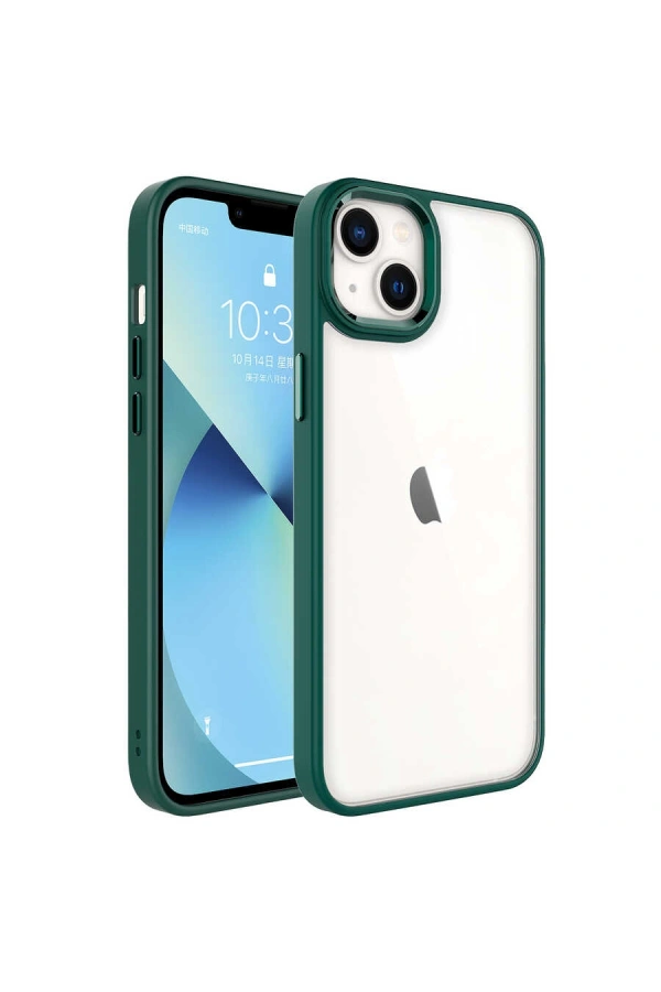 Apple iPhone 14 Kılıf Zore Krom Kapak