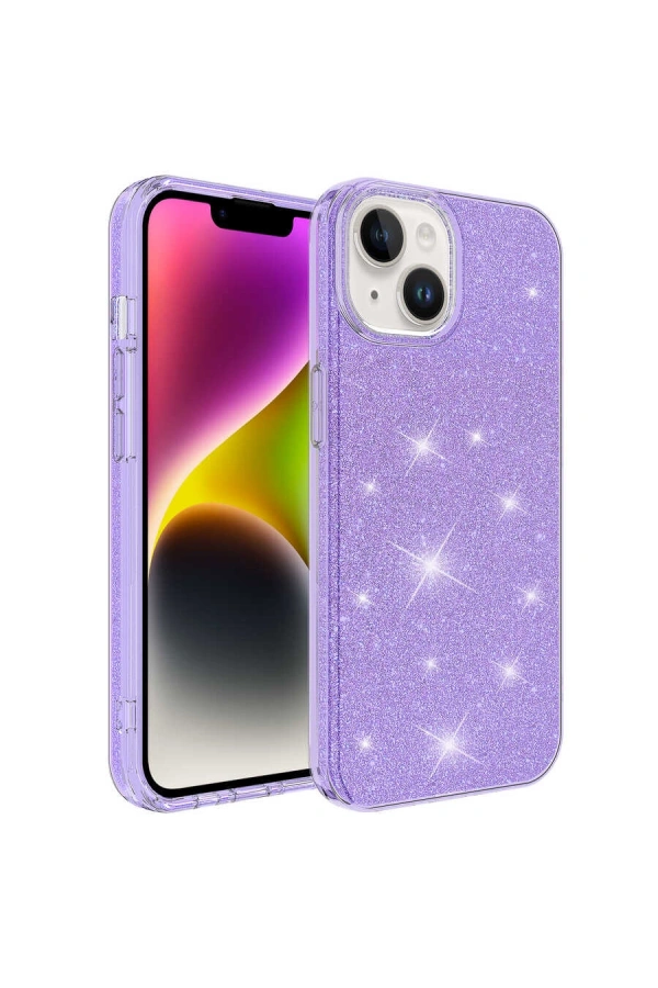 Apple iPhone 14 Kılıf Zore Shining Silikon