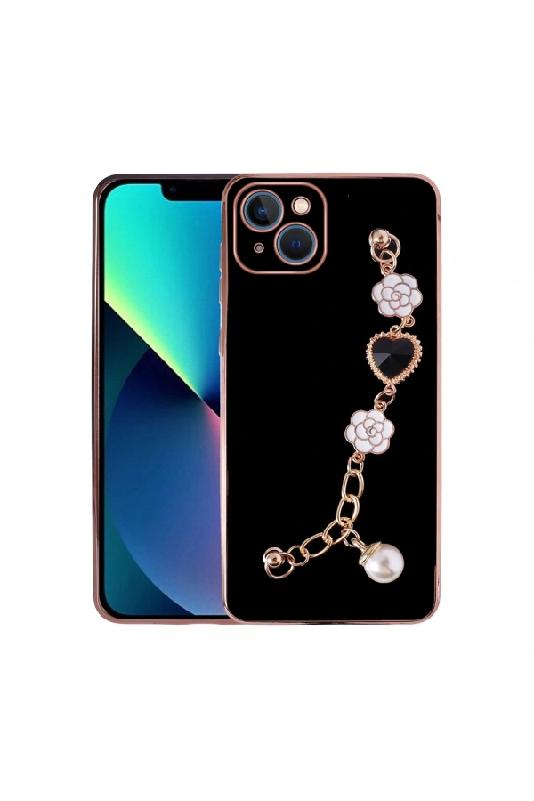 Apple iPhone 14 Plus Kılıf El Tutamaçlı Kamera Korumalı Zore Taka Silikon Kapak