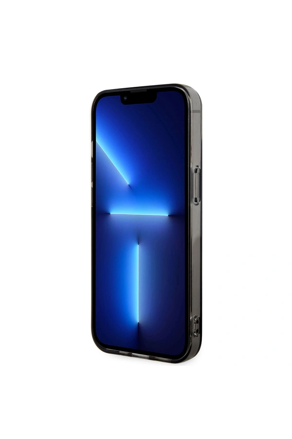 Apple iPhone 14 Plus Kılıf Ferrari M-safe Şarj Özellikli Yarı Transparan Dizayn Kapak