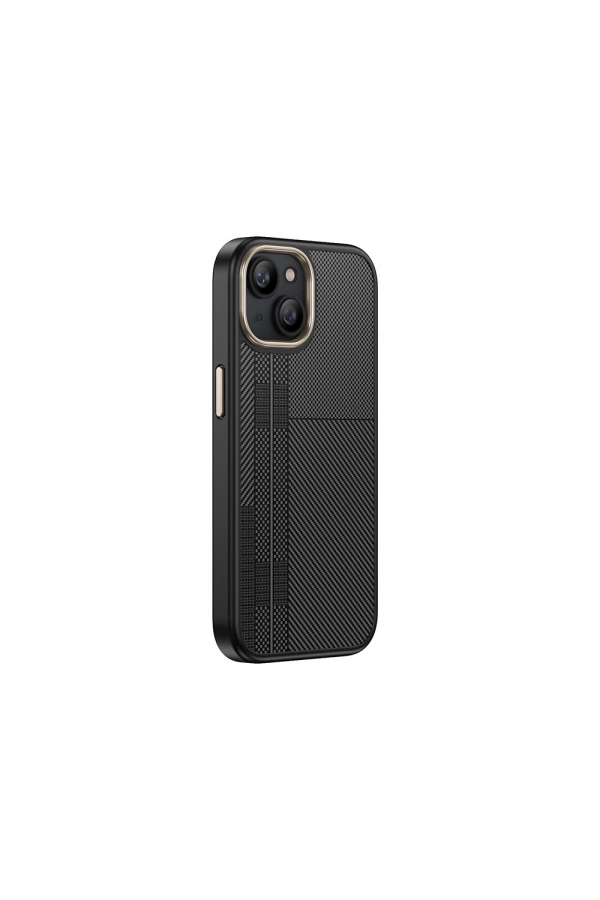 Apple iPhone 14 Plus Kılıf M-safe Şarj Özellikli Karbon Fiber Görünümlü Zore Antina Kapak