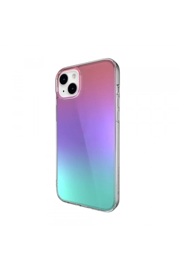 Apple iPhone 14 Plus Kılıf Renk Geçişli Kenarları Şeffaf Tasarımlı Lisanslı Switcheasy Crush Plus Kapak