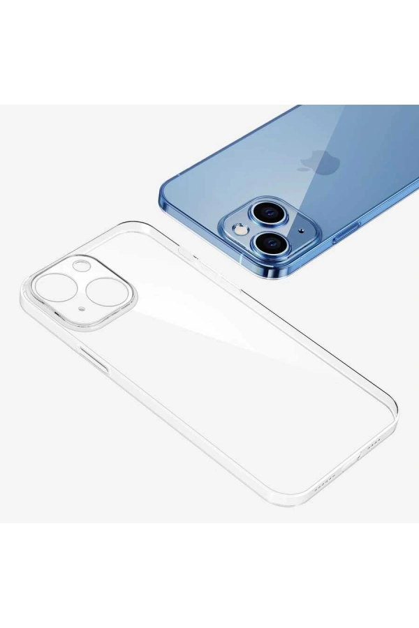 Apple iPhone 14 Plus Kılıf Şeffaf Sert PC Zore Vayt Kapak