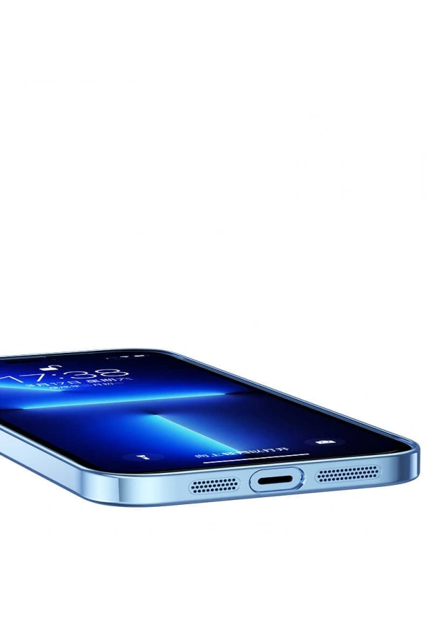 Apple iPhone 14 Plus Kılıf Sert PC Renkli Çerçeveli Zore Riksos Kapak