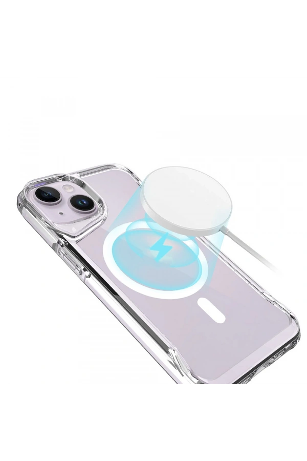 Apple iPhone 14 Plus Kılıf Zore M-safe Şarj Özellikli T-Max M-safe Kapak