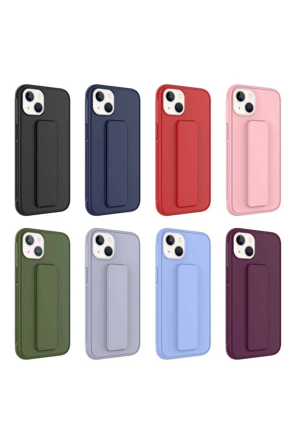 Apple iPhone 14 Plus Kılıf Zore Qstand Kapak