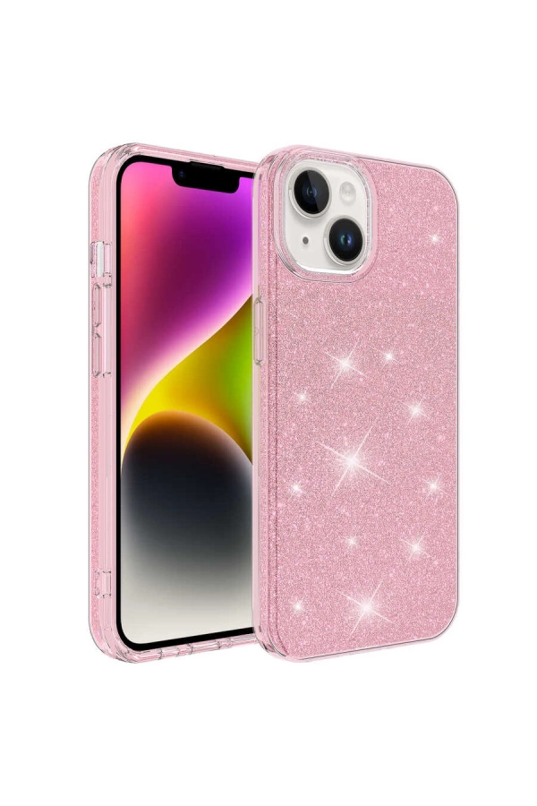 Apple iPhone 14 Plus Kılıf Zore Shining Silikon