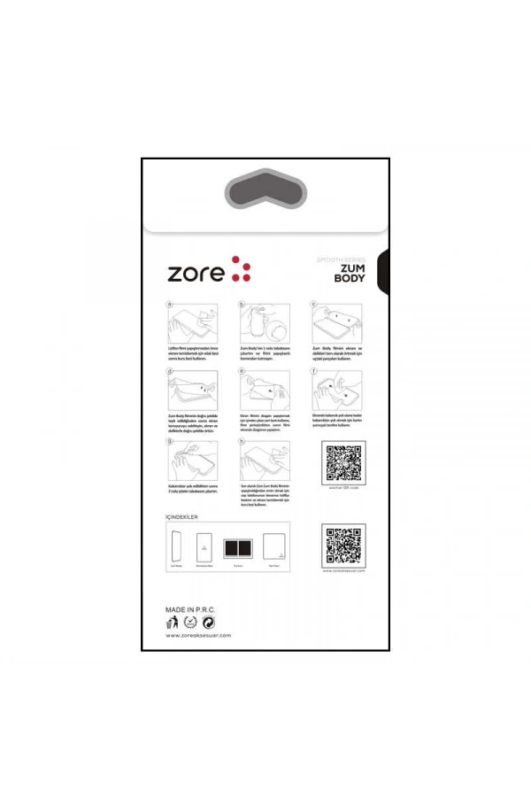 Apple iPhone 14 Plus Zore Mat Zum Body Arka Koruyucu