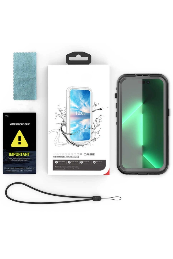 Apple iPhone 14 Pro Kılıf 1-1 Su Geçirmez Kılıf