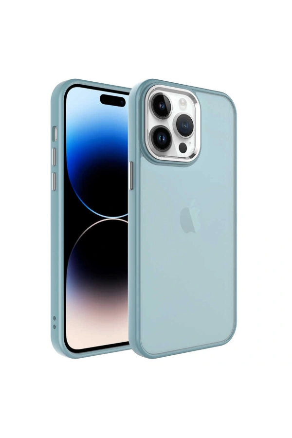 Apple iPhone 14 Pro Kılıf Buzlu Sert PC Zore May Kapak