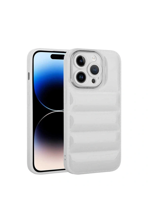 Apple iPhone 14 Pro Kılıf Kamera Korumalı Parlak Airbagli Zore Galya Kapak