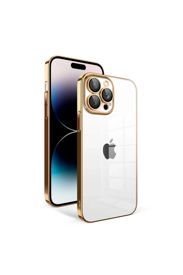 Apple iPhone 14 Pro Kılıf Kamera Korumalı Renkli Çerçeveli Zore Garaj Kapak