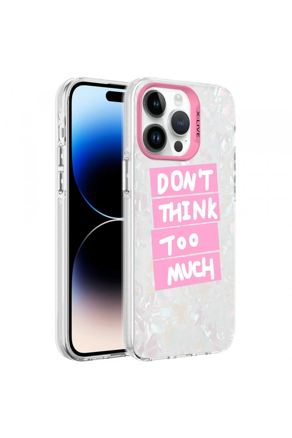Apple iPhone 14 Pro Kılıf Mermer Desenli Zore Marbello Kapak