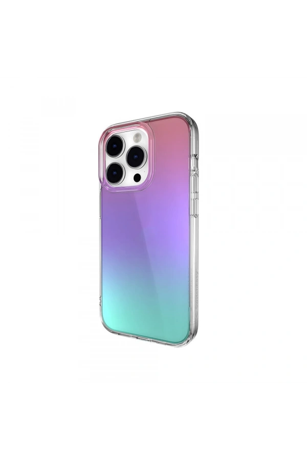 Apple iPhone 14 Pro Kılıf Renk Geçişli Kenarları Şeffaf Tasarımlı Lisanslı Switcheasy Crush Plus Kapak