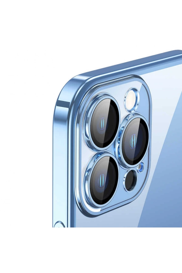 Apple iPhone 14 Pro Kılıf Sert PC Renkli Çerçeveli Zore Riksos Kapak