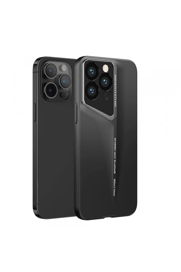 Apple iPhone 14 Pro Kılıf Ultra İnce Kamera Korumalı Sert Rubber Zore Procase Kapak