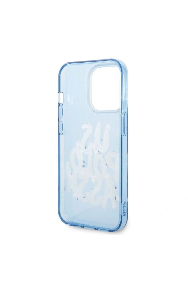 Apple iPhone 14 Pro Kılıf U.S. POLO ASSN. Renkli Grafiti Baskılı Dizayn Kapak