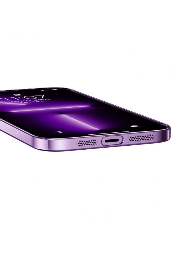 Apple iPhone 14 Pro Kılıf Wireless Şarj Özellikli Sert PC Zore Riksos M-safe Kapak