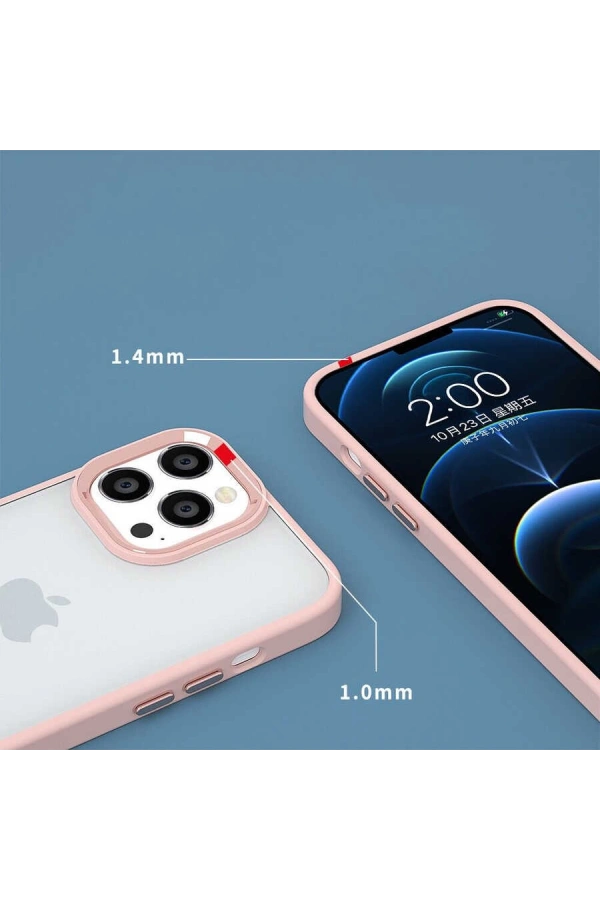 Apple iPhone 14 Pro Kılıf Zore Krom Kapak