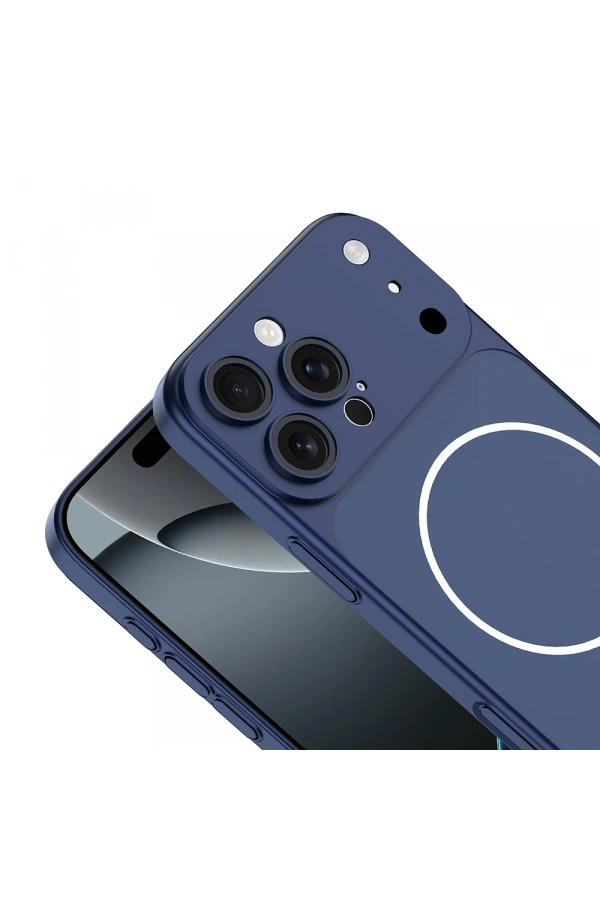 Apple iPhone 14 Pro Kılıf Zore M-Safe Şarj Özellikli Kamera Korumalı Spark Kapak