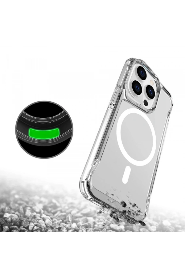 Apple iPhone 14 Pro Kılıf Zore M-safe Şarj Özellikli T-Max M-safe Kapak