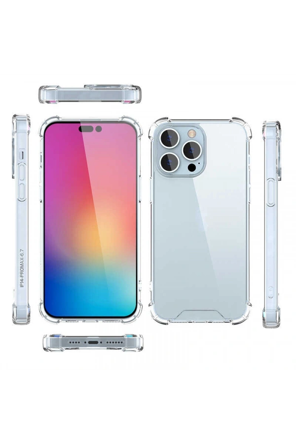 Apple iPhone 14 Pro Kılıf Zore Nitro Anti Shock Silikon