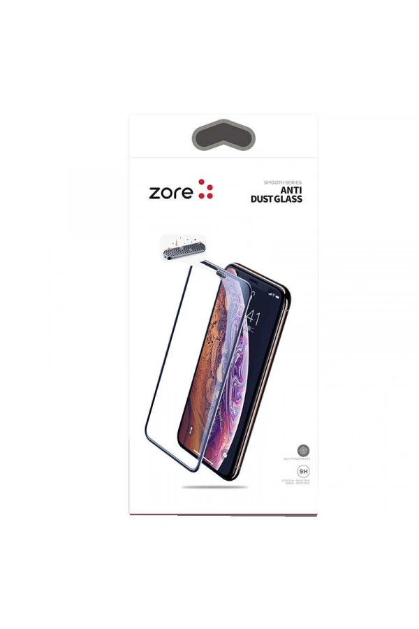 Apple iPhone 14 Pro Max Ahize Toz Önleyici Zore Anti-Dust Temperli Ekran Koruyucu