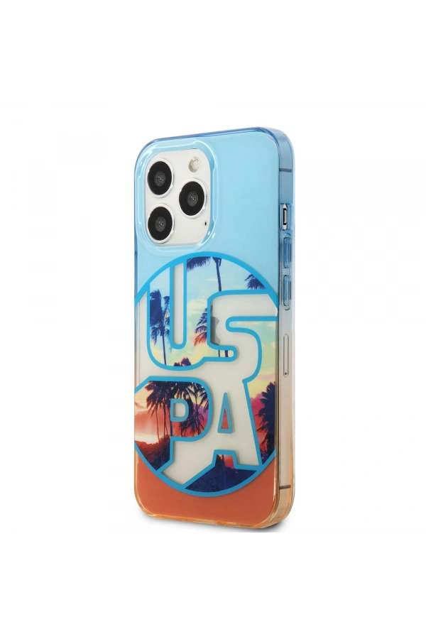 Apple iPhone 14 Pro Max Case U.S. Polo Assn. Color Leaf Printed Design Cover