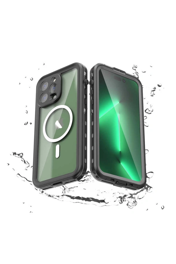 Apple iPhone 14 Pro Max Kılıf 1-1 Su Geçirmez Kılıf