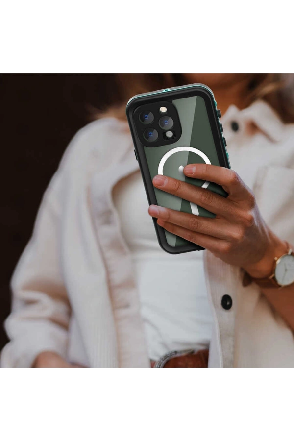 Apple iPhone 14 Pro Max Kılıf 1-1 Su Geçirmez Kılıf