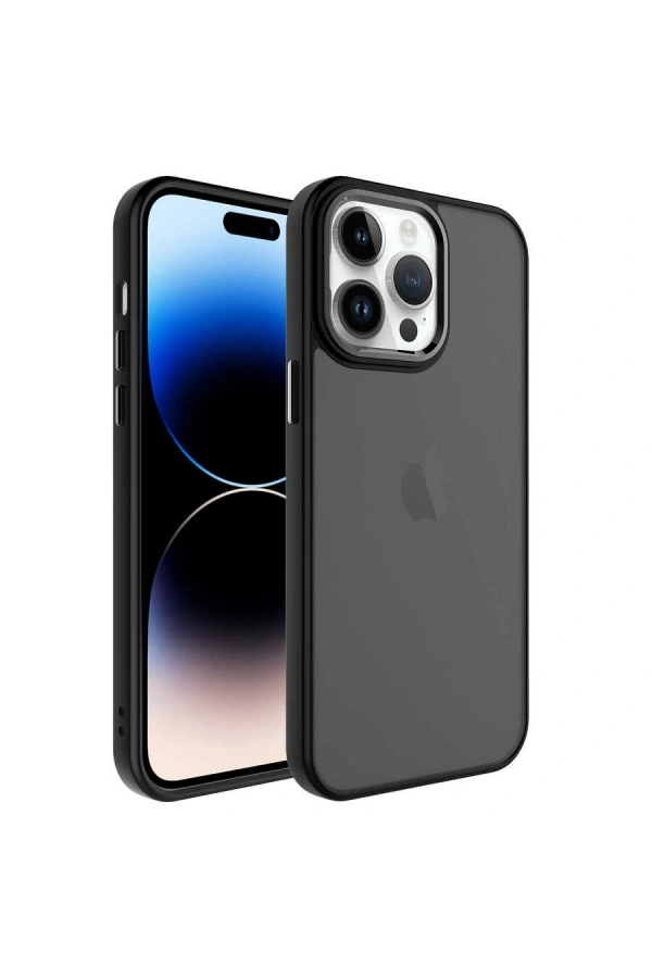 Apple iPhone 14 Pro Max Kılıf Buzlu Sert PC Zore May Kapak