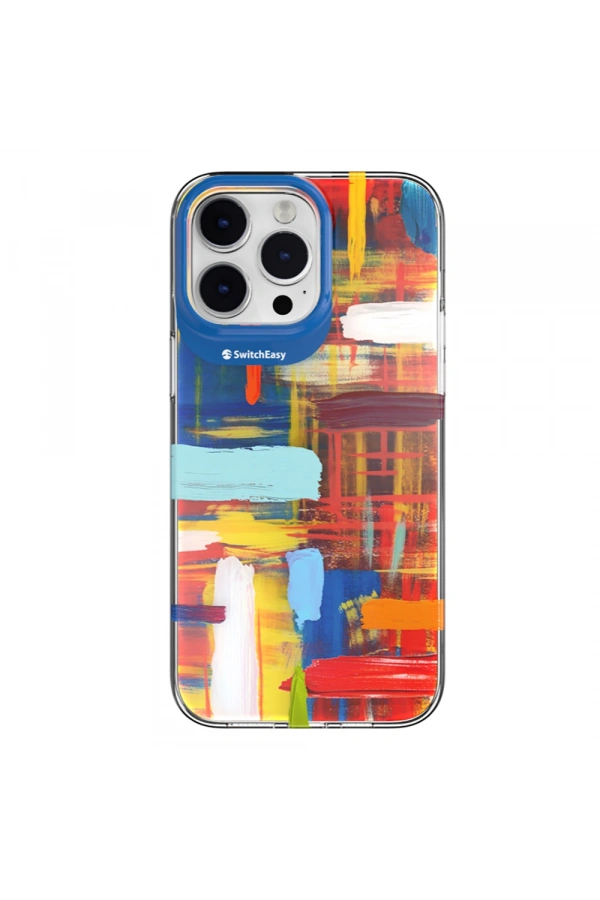 Apple iPhone 14 Pro Max Kılıf Çift IMD Baskılı Lisanslı Switcheasy Artist Impasto Kapak